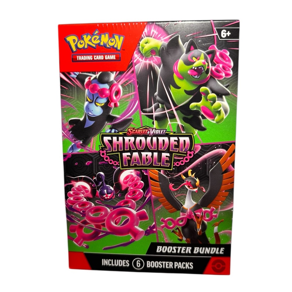 Pokemon Shrouded Fable Booster Bundle with Pink and Green
